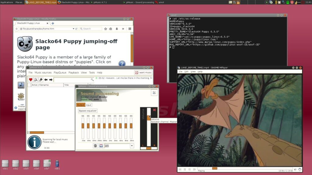 Puppy Linux desktop operating system